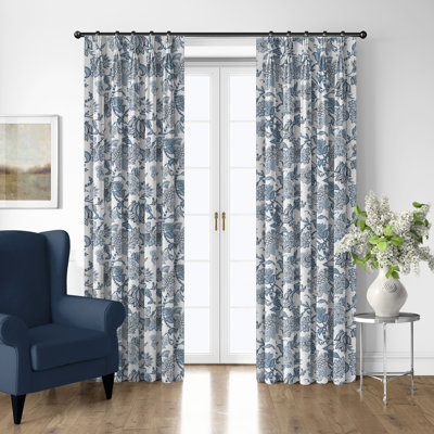Ensemble de 2 rideaux en coton Bronte