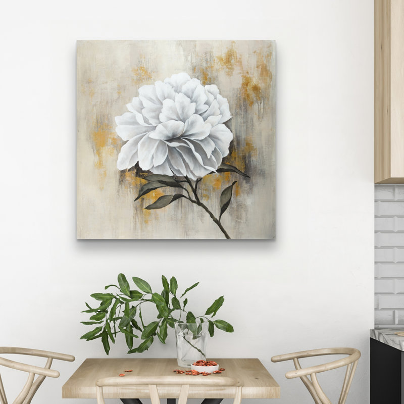 peony - 32"x32" art on canvas