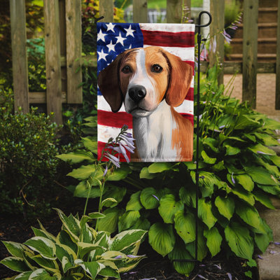 Double Sided 15'' H x 11'' W Polyester Independence Day Garden Flag