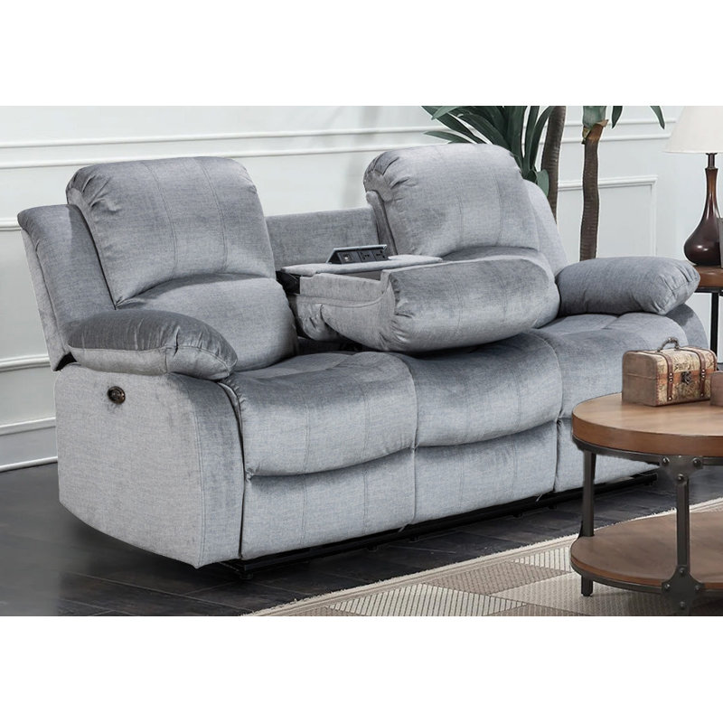 Alaiyna Wide Home Theater Recliner Recliner, 3, Grey