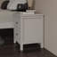 Table de chevet en bois massif, table de chevet, table de bout, bureau avec tiroirs pour le salon, la chambre à coucher-376601676