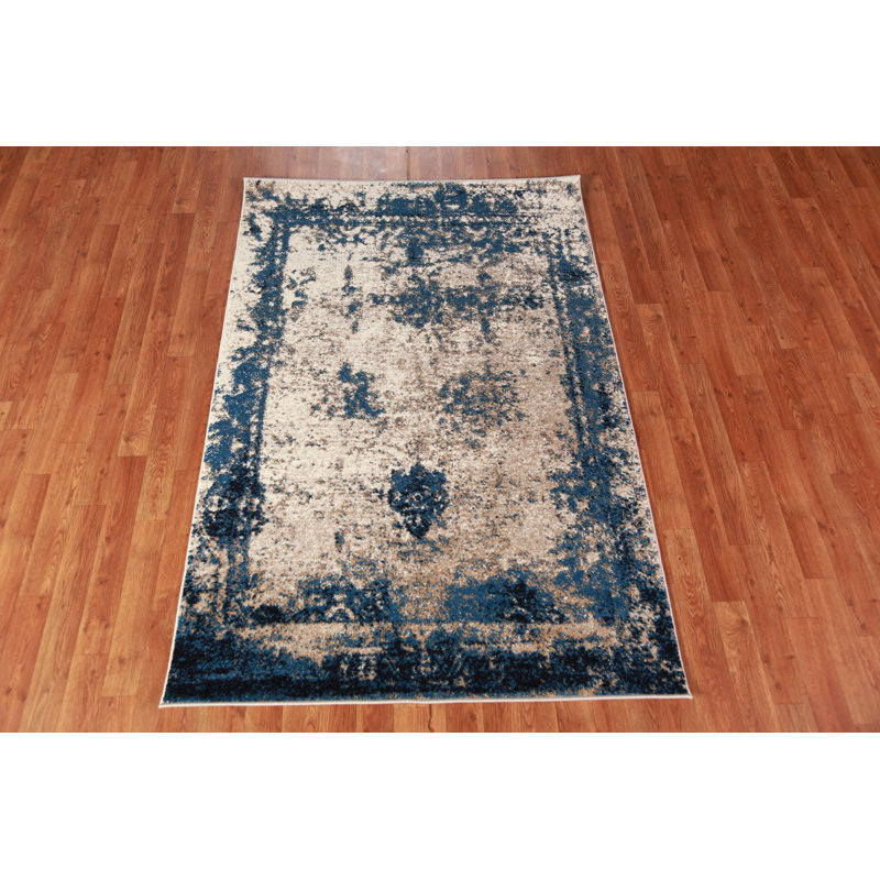 Transitional Oriental Rug 4x6