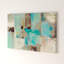 Teal And Aqua Reflections #2 by Silvia Vassileva - Print on Canvas-101339529-29382984