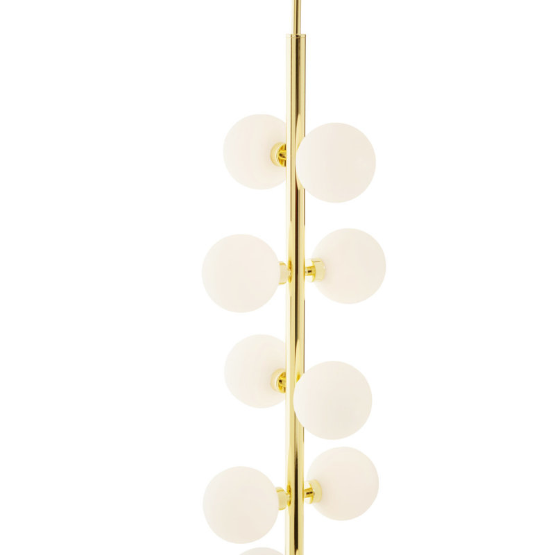 Ageet 11 - Light Gold Cluster Pendant