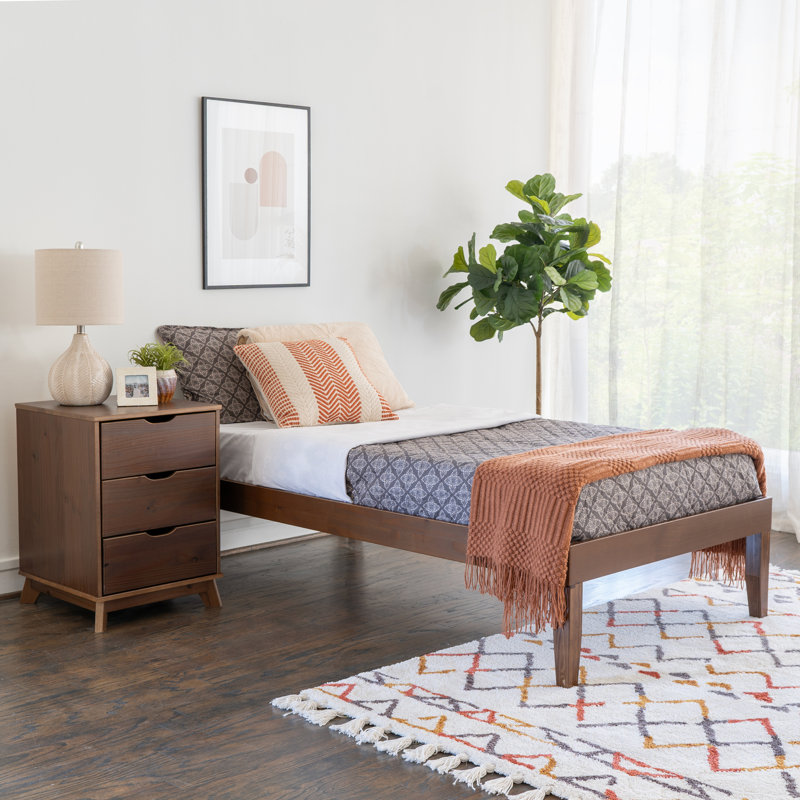 Marialana Kid Bedroom Set, Walnut