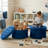 Charleroi 24" Wide Round Upholstered Ottoman With Storage-82038633