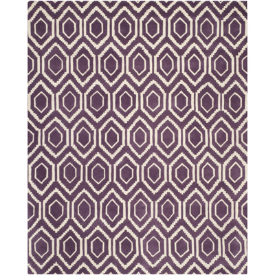 Deedie Hand Tufted Wool Geometric Rug