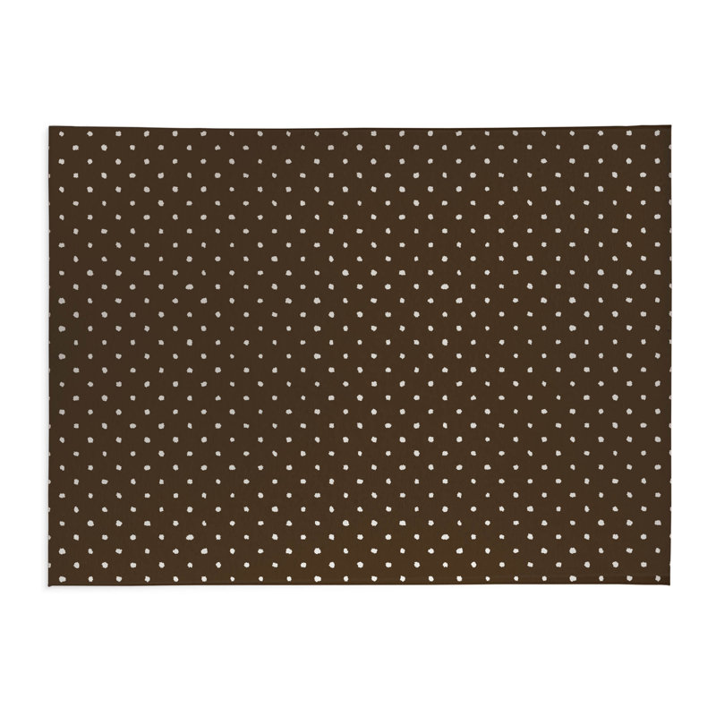Tapis de cuisine Leo, Rectangulaire 3 pi x 5 pi, Brun moka