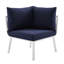 Canapé modulaire d'extérieur 5 pièces Riverside par Modway-614917619-614917622