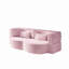Canapé-lit moderne avec 2 coussins, canapé-lit convertible en tissu rembourré de mousse, matelas pliant simple de 15 po pour le salon, lit d'invité, salle de jeux, aucun assemblage requis-977996063
