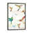 Toile encadrée de bois rustique foncé
