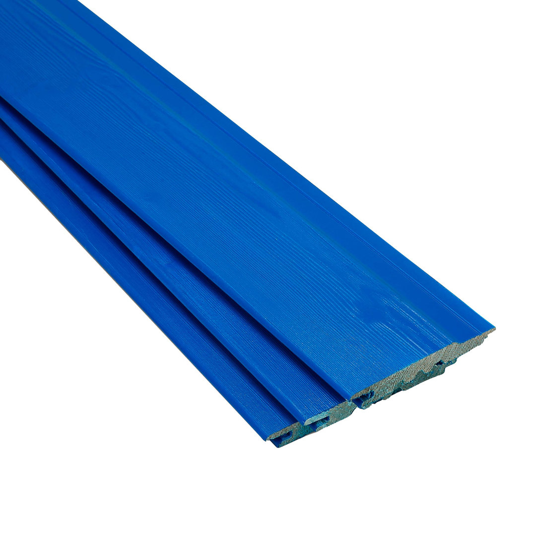 Viking Painted Cladding TG Shiplap Signal Blue (L) 2.4M (W) 146Mm (T) 19Mm Pack Of 126 Pieces (21 Bundles)