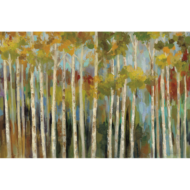 Young Forest III Crop - Wrapped Canvas Painting, 20cm H x 30cm W x 3.8cm D