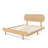 Jacella Solid Bamboo Platform Bed with Rounded Headboard & Slat Support-125069629-125069631