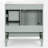 Megghan 30.03'' Single Bathroom Vanity with Ceramic Top-308877493