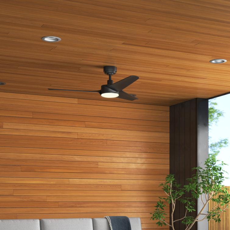 52" Smart Ceiling Fan with Dimmable LED Light and Remote Control