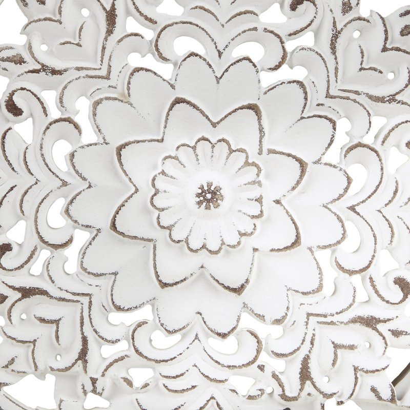 Ensemble de décorations murales en bois sculpté 3 pièces Medallion