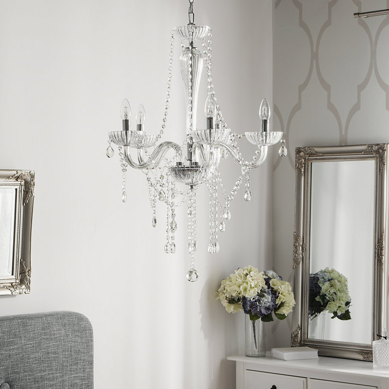 5 - Light Candle Style Chandelier