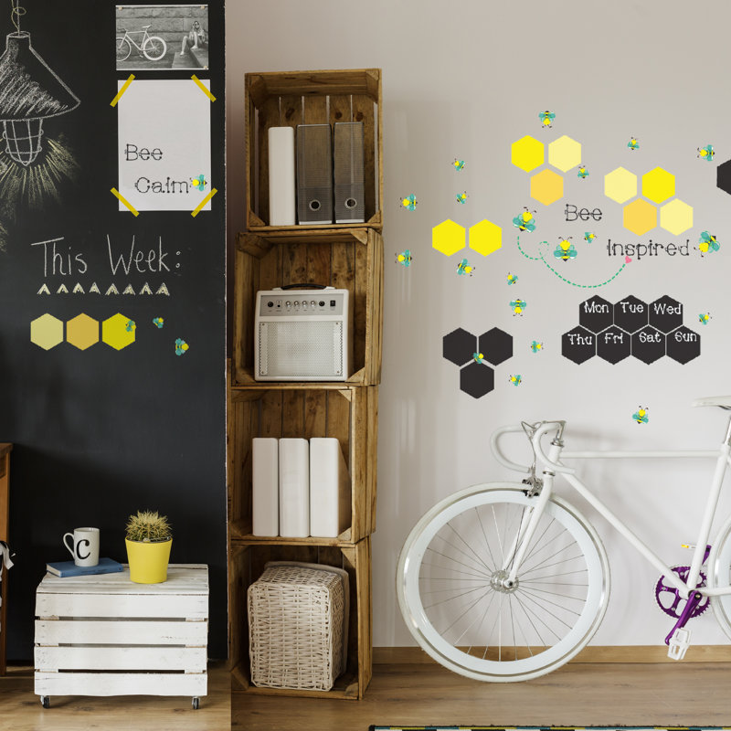 Adhésif décoratif calendrier et abeille abeille
