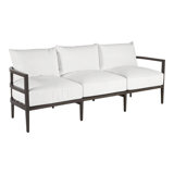 Santa Barbara 86.63" Wide Outdoor Patio Sofa with Cushions