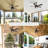 52'' Wooden Blades Ceiling Fan With Light Kit And Remote Control Included
