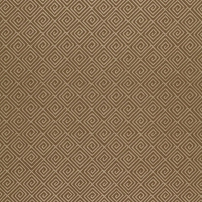 Greek Key Wallpaper, Mink