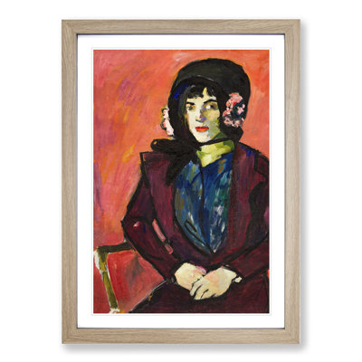 Portrait of a Woman by Henry Lyman Sayen - Picture Frame Painting