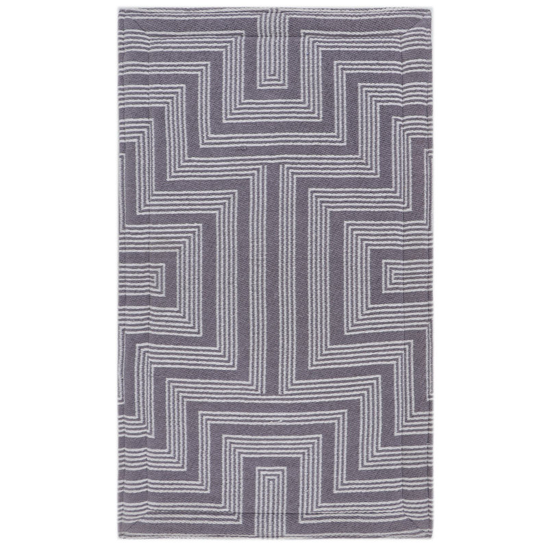 Striped Polyester Anti-Fatigue Kitchen Mat