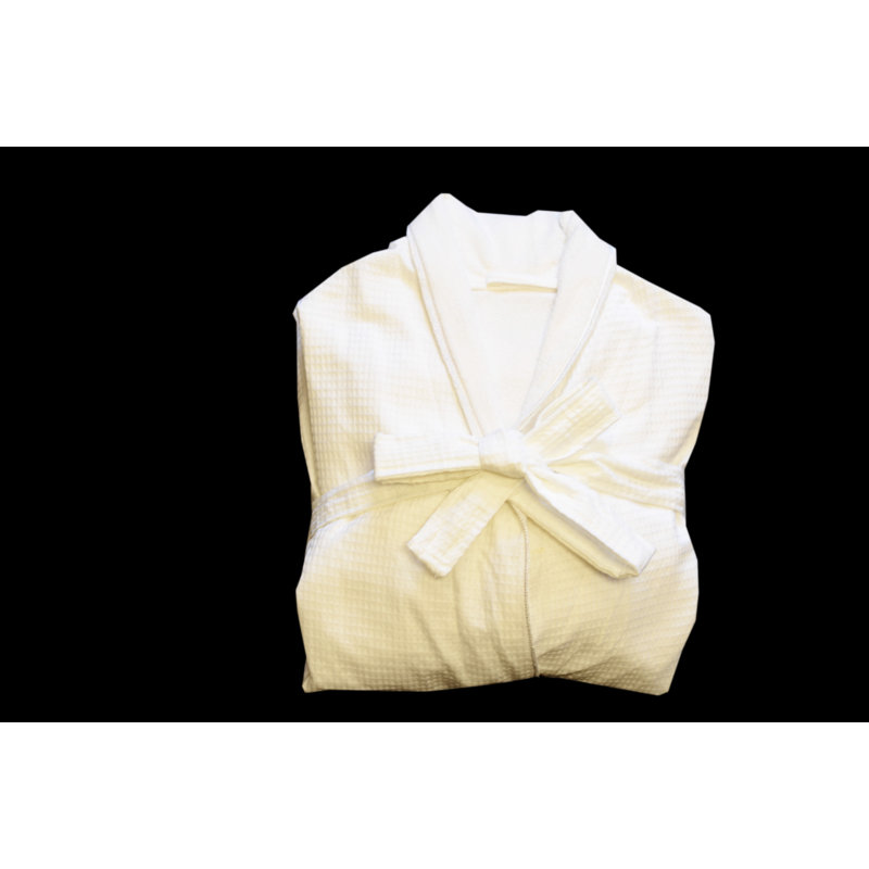 Peignoir en tissu éponge 100% coton, Or, Taille unique