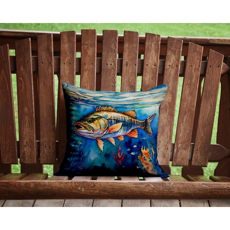 Coussin décoratif intérieur / extérieur Nautical, H 14 po x l 14 po