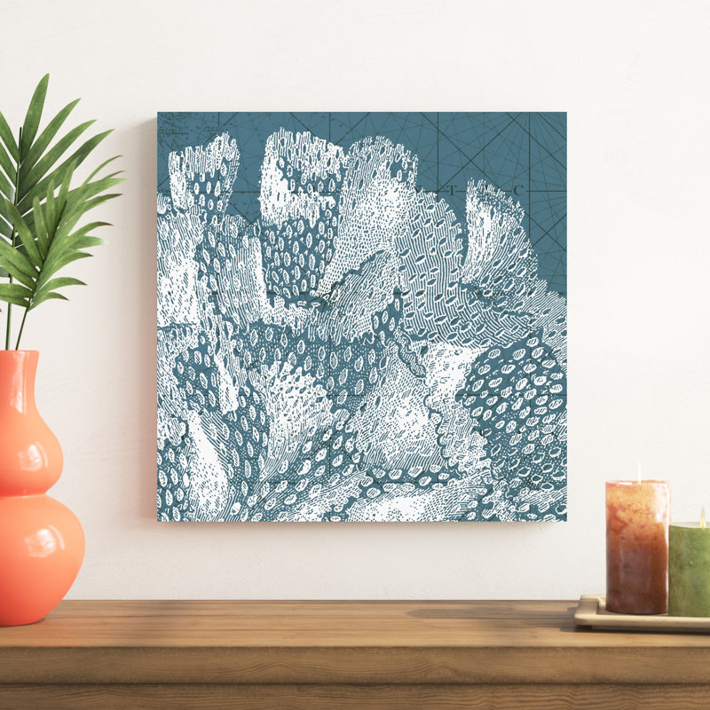 Coastal Menagerie III, H 20 po x l 20 po x P 1,25 po
