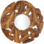 Sotera Round Wood Wall Mirror