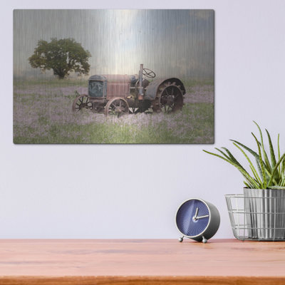 " Tractor At Sunset " by Lori Deiter