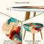 Ensemble de 2 tables basses gigognes Triangle