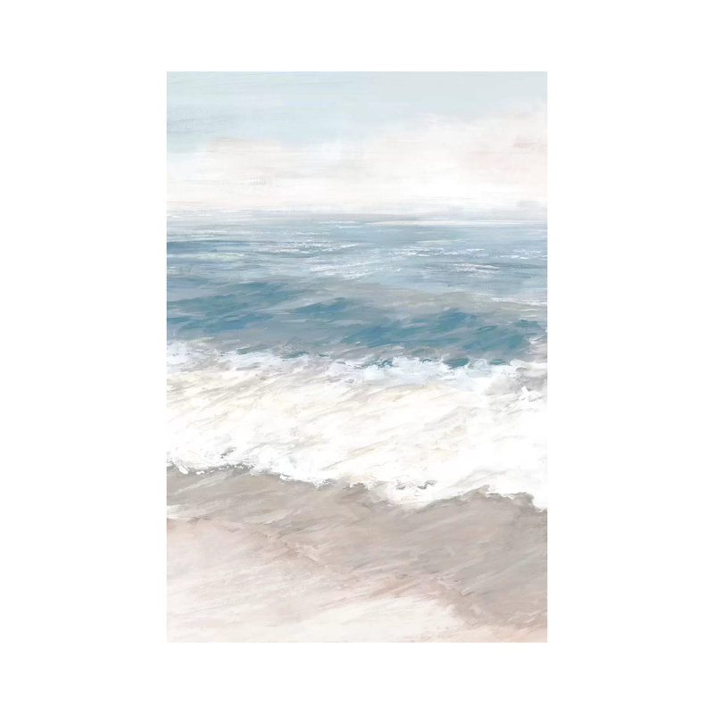Warm Waves by Eva Watts - Painting on Canvas, Wrapped Canvas, 101.6cm H x 66.04cm W x 1.91cm D