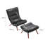 Aeliana Upholstered Accent Chair with Footstool-1149253995