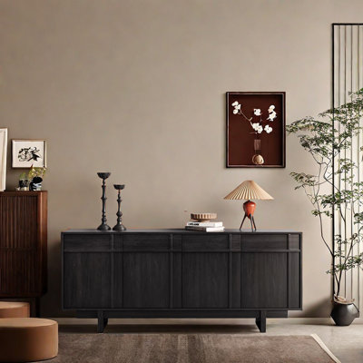 Medieval Skeleton Accent Cabinet 70.87'' Sideboard