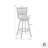 Aiden Modern Farmhouse Swivel Wood Counter Height Kitchen Bar Stool In Sepia Brown Finish With Grey Fabric Upholstered Seat - Set Of 3-742533289-742533284-742533287