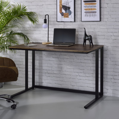 Walnut Writing Desk With USB Port