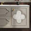Armoire de salle de bain style français rétro-112458430