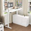 Bureau à hauteur réglable avec rangement