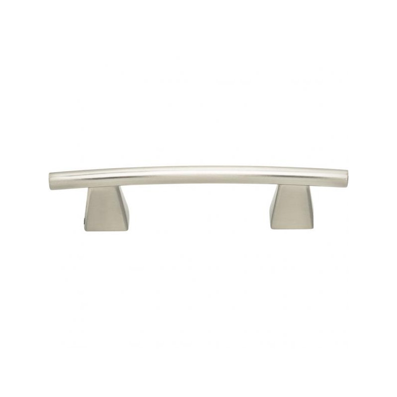Fulcrum 3" Center to Center Arch pull, Brushed Nickel, 3"