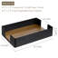 Metal and Solid Wood Flat Napkin Holder