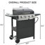 APERIL 4 - Burner Freestanding Propane Gas Grill