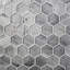 1.9" x 1.9" Glass Hexagon Mosaic Tile-61485183