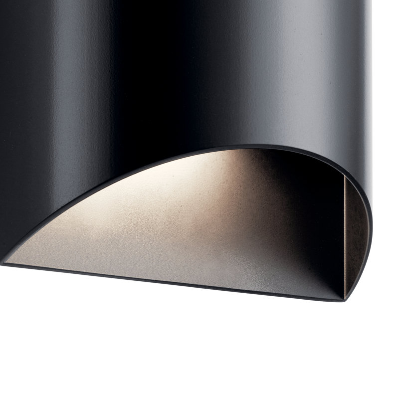 Seval Steel LED Wall Light, Black