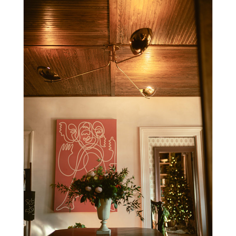 AVONDALE 3 LIGHT SEMI FLUSH