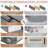 Bed Sheet Organizers And Storage, 4 Pack Foldable Linen Closet Organizers (king Size),bedding Organizer Storage With Upgraded Windows And Handles,for Duvet Cover Set Clothes Blankets (4 Pack)-1401318152