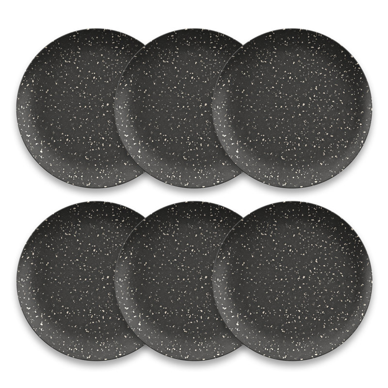 Orion Speckles Merge Dinner Plate - Black - 10.5"