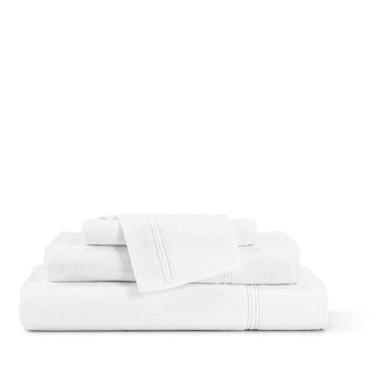 Frette Classic Wash Cloth - White Grey